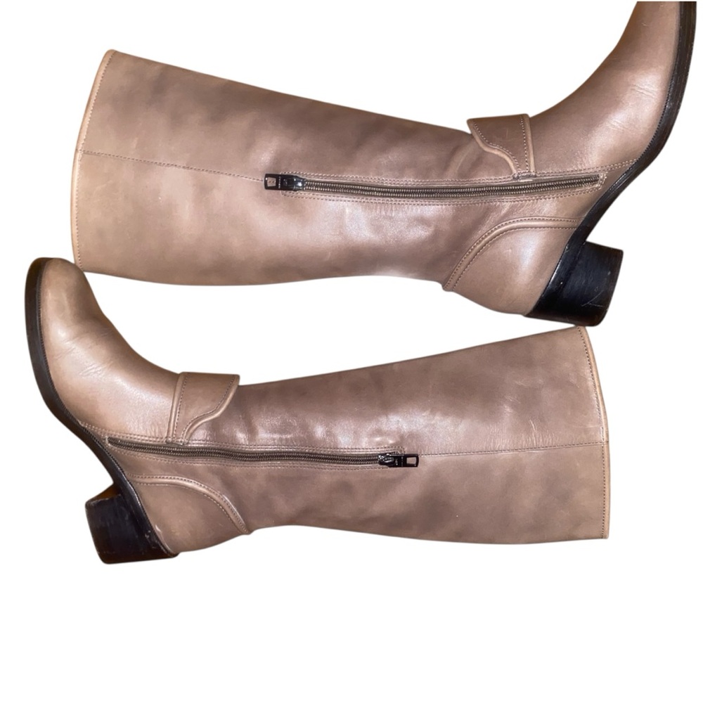 Coach Cecilia leather knee-high riding boots size 7.5 B equestrian - Picture 4 of 16